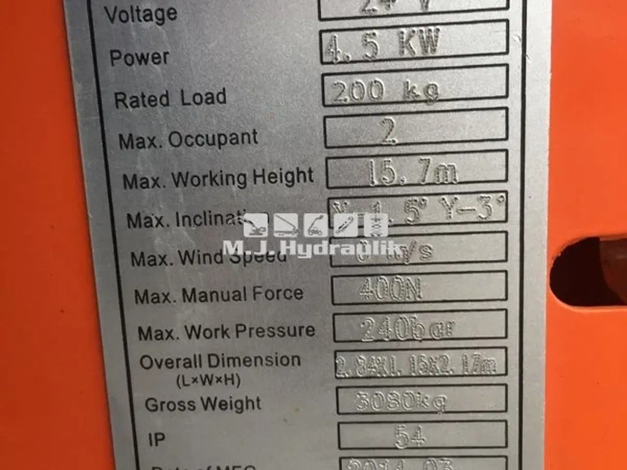 Billede 5 - Saxlifte, fastunderlag - Dingli JCPT1612DC saxlift