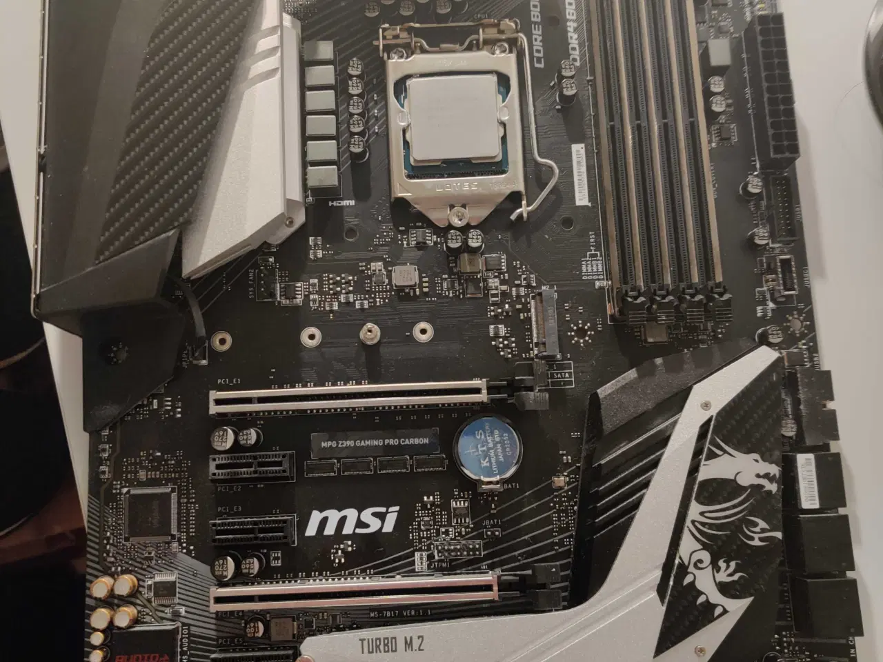 Billede 2 - Intel i9 9900k cpu  + z390 bundkort + cooler