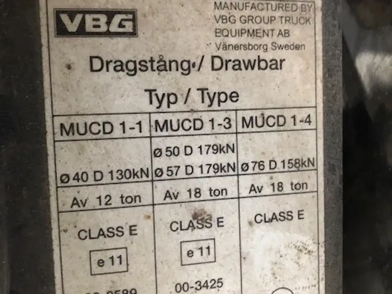 Billede 2 - Trækstang