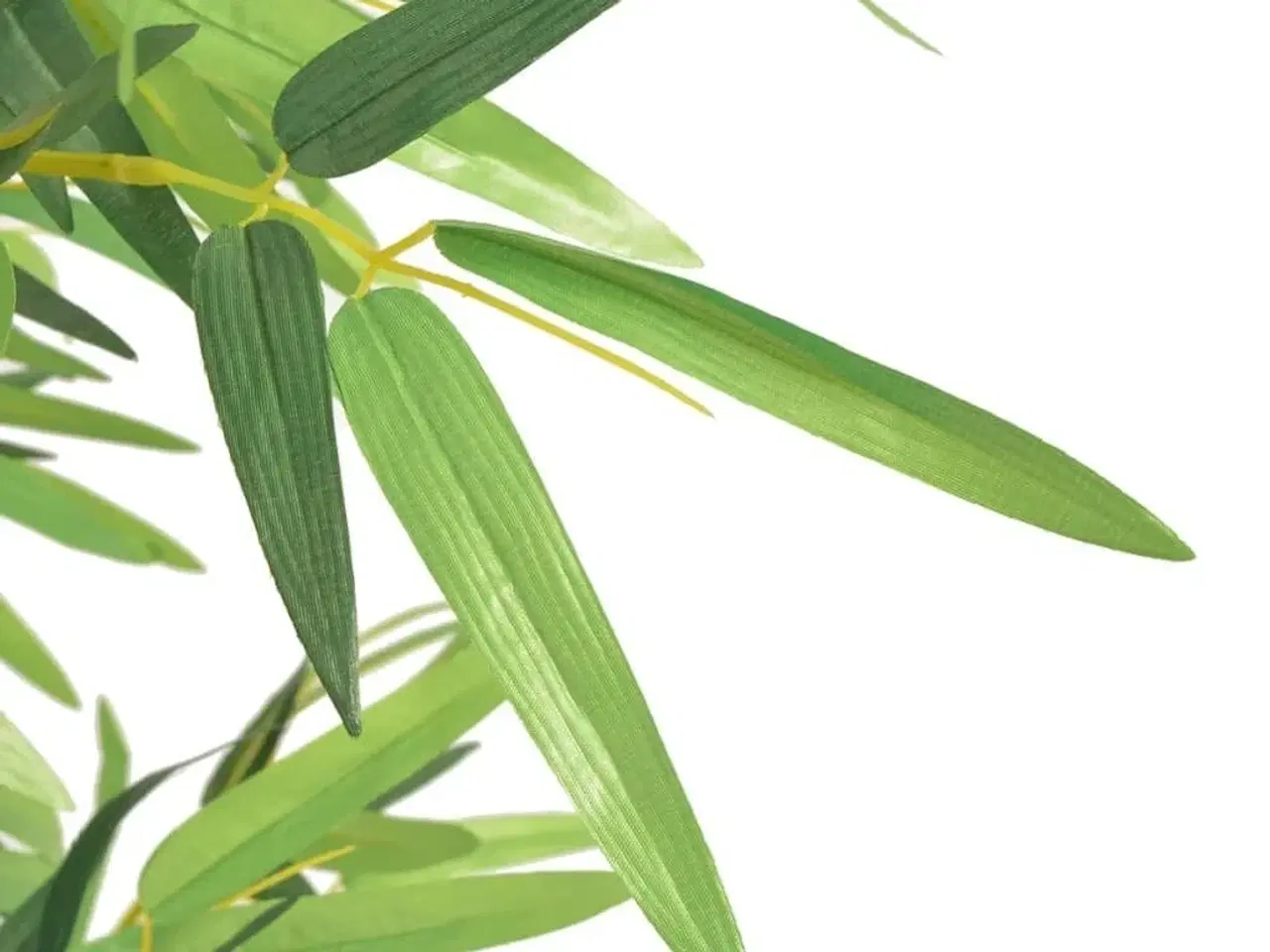 Billede 2 - Kunstig bambusplante med potte 120 cm grøn