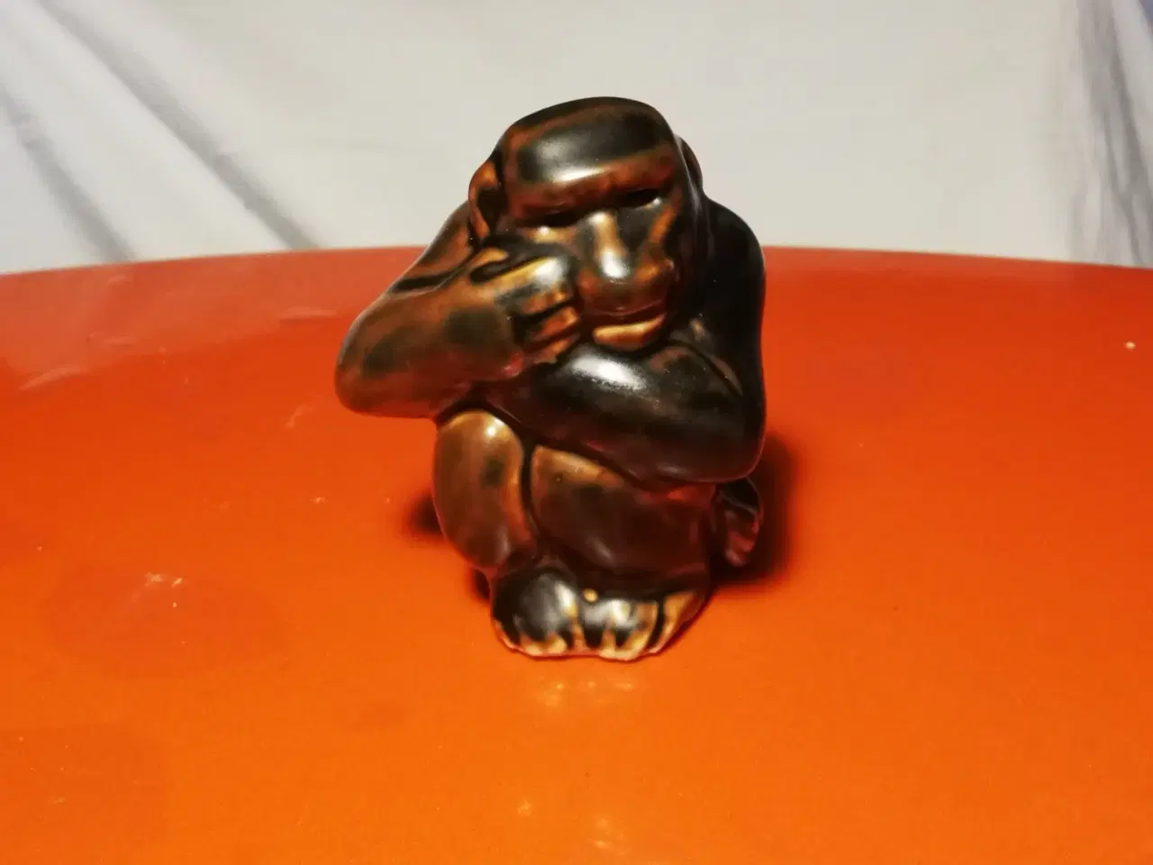 Billede 1 - Kongelig brun stentøjs abe nr. 20187