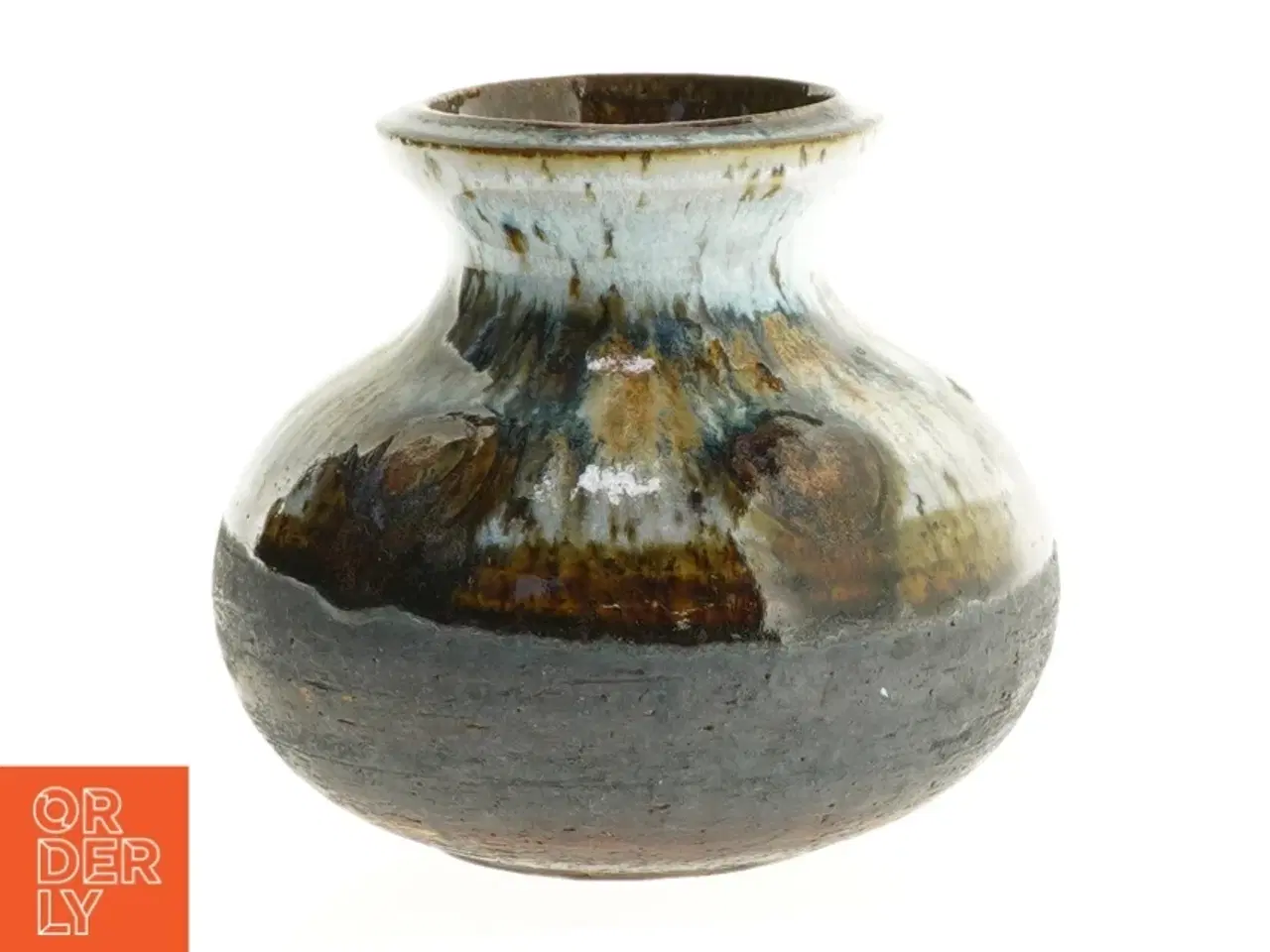 Billede 1 - Keramikvase (str. 11 x 12 cm)