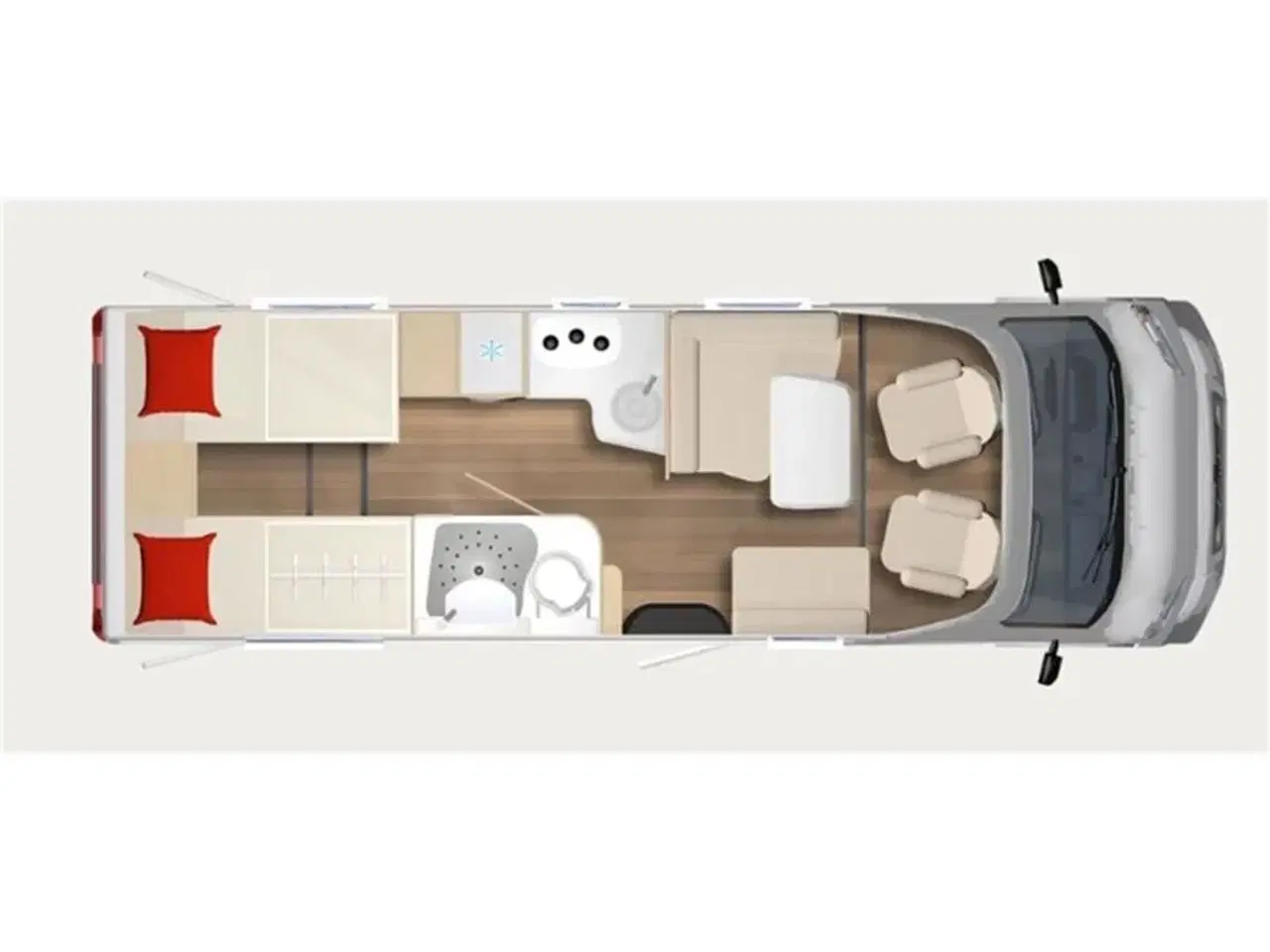 Billede 2 - 2025 - Bürstner Lyseo Time   NYHED 2025! Bürstner Lyseo Time T 726 Skyline - Kommer snart hos Camping-Specialisten.dk