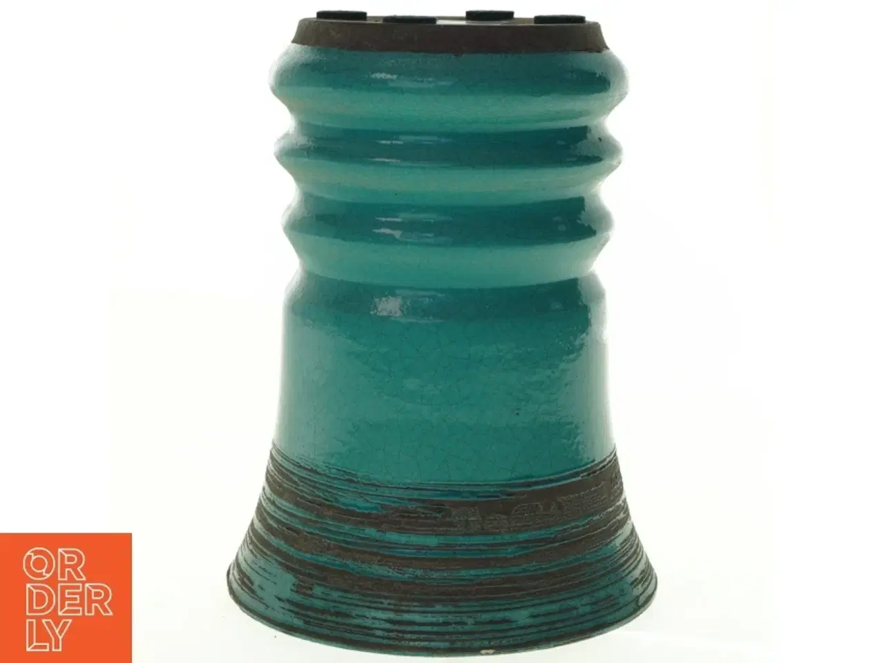 Billede 3 - Turkis keramik vase (str. Diameter, 17 cm h cm)