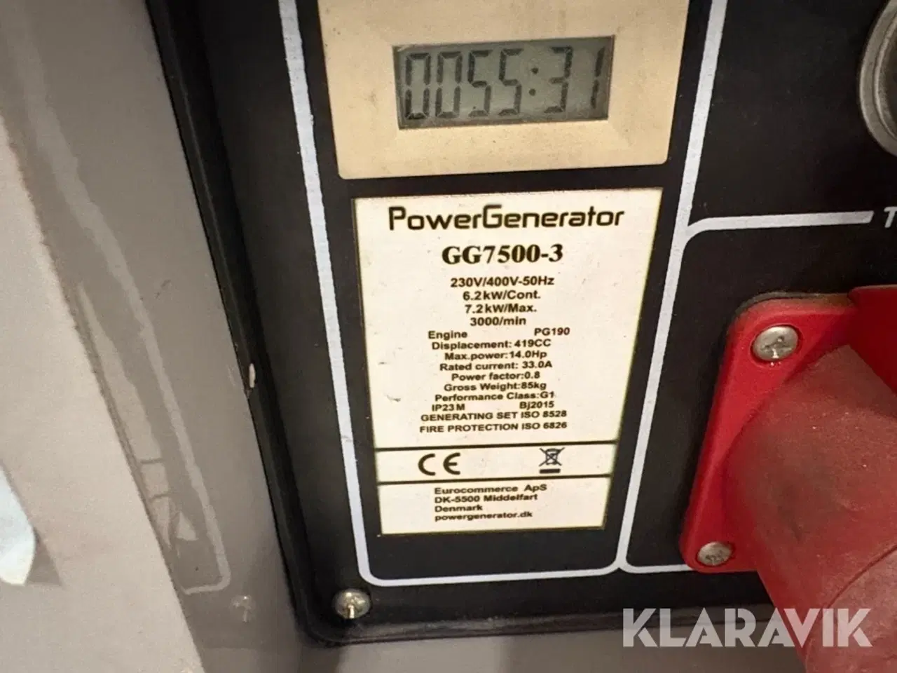 Billede 5 - Generator Powergenerator 7200watt