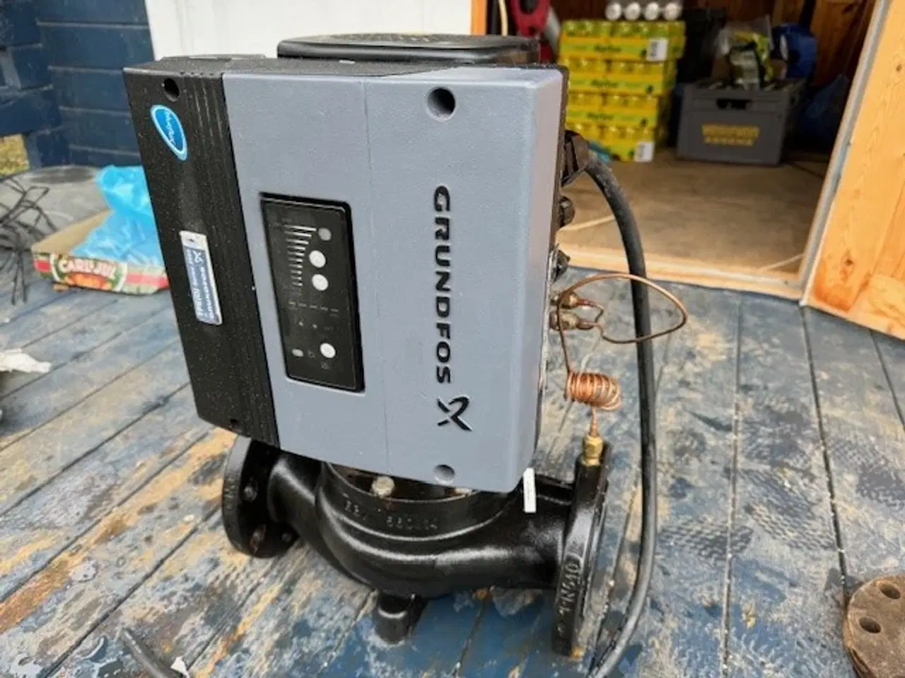 Billede 4 - Grundfos pumpe med frekvensstyring