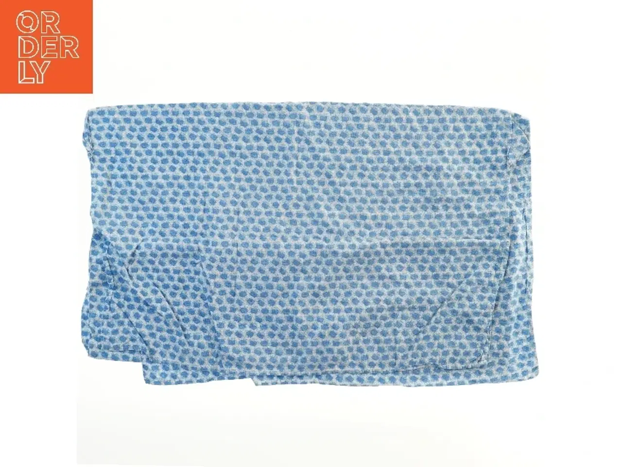 Billede 1 - Blå tekstildug med mønster (str. 75x200 cm)