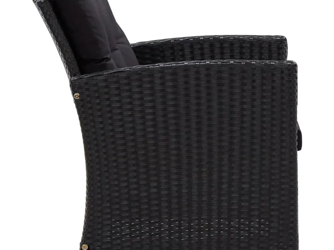Billede 7 - Sofasæt til haven 6 dele med hynder polyrattan sort