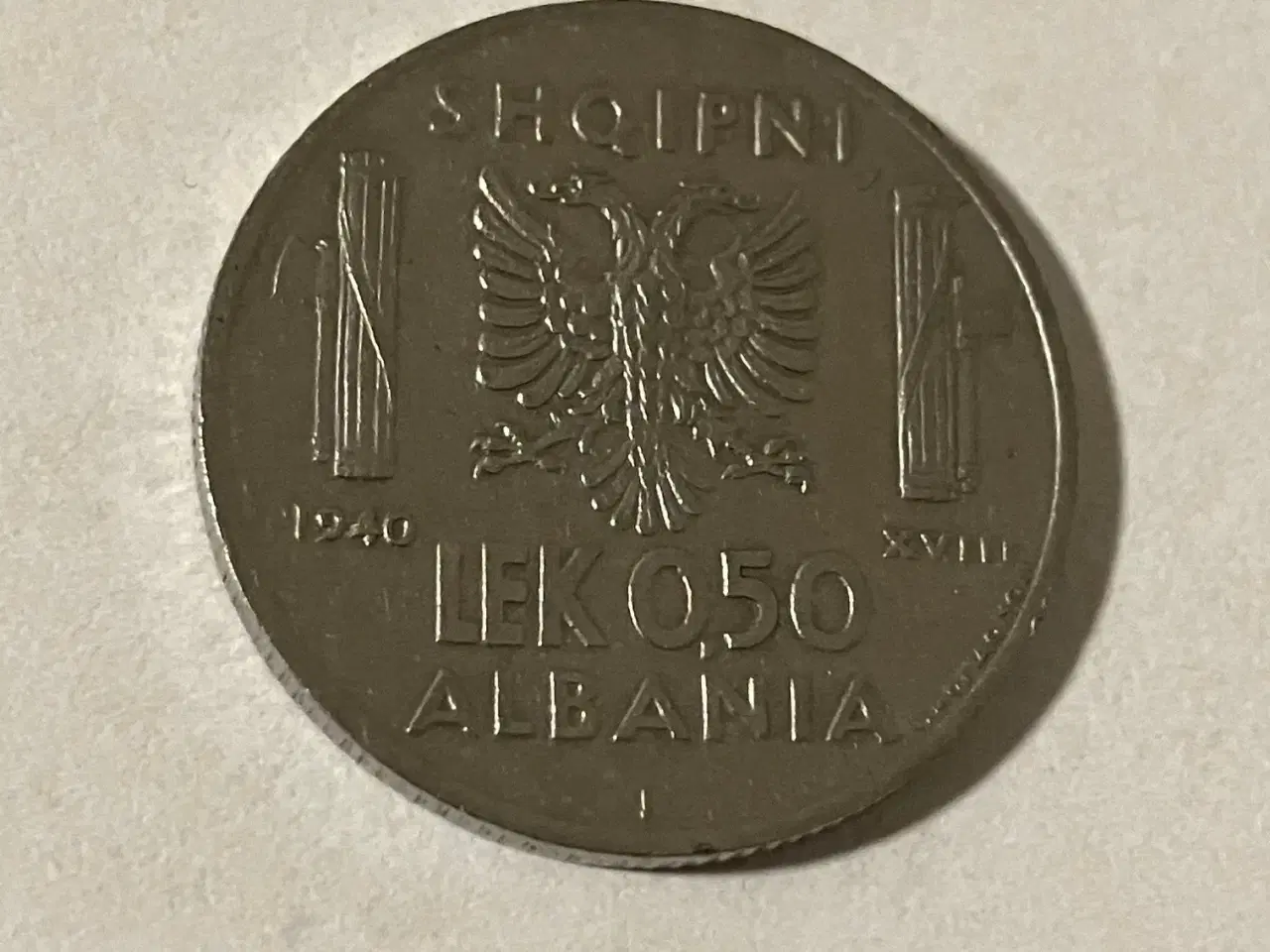 Billede 1 - 0,50 Lek Albania 1940