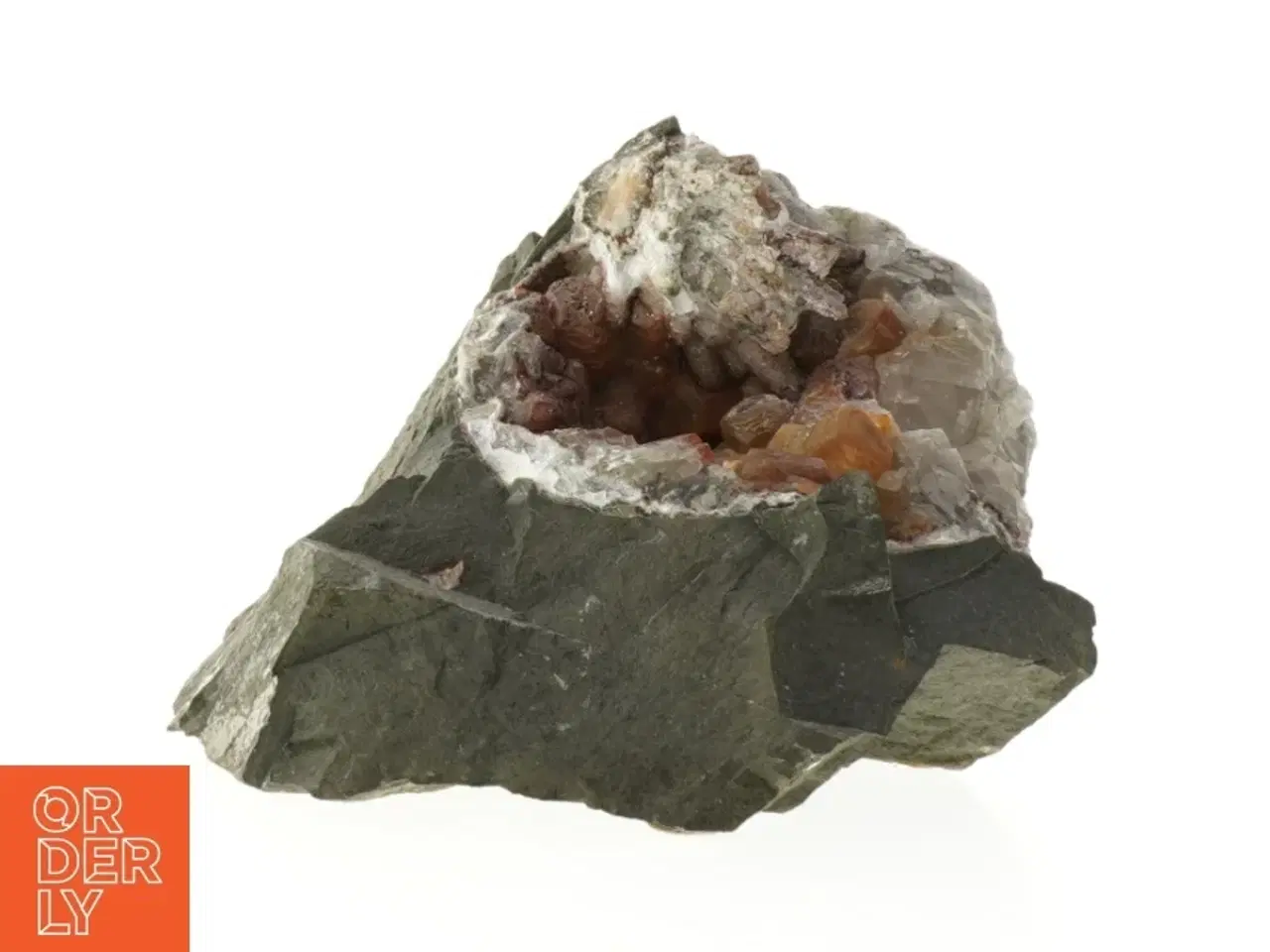 Billede 1 - Geode med krystaller (str. 20 x 14 cm)