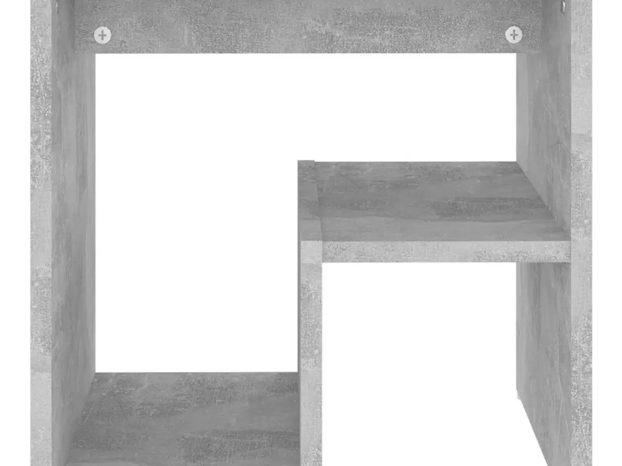 Billede 4 - Sengeskab 40x30x40 cm konstrueret træ betongrå