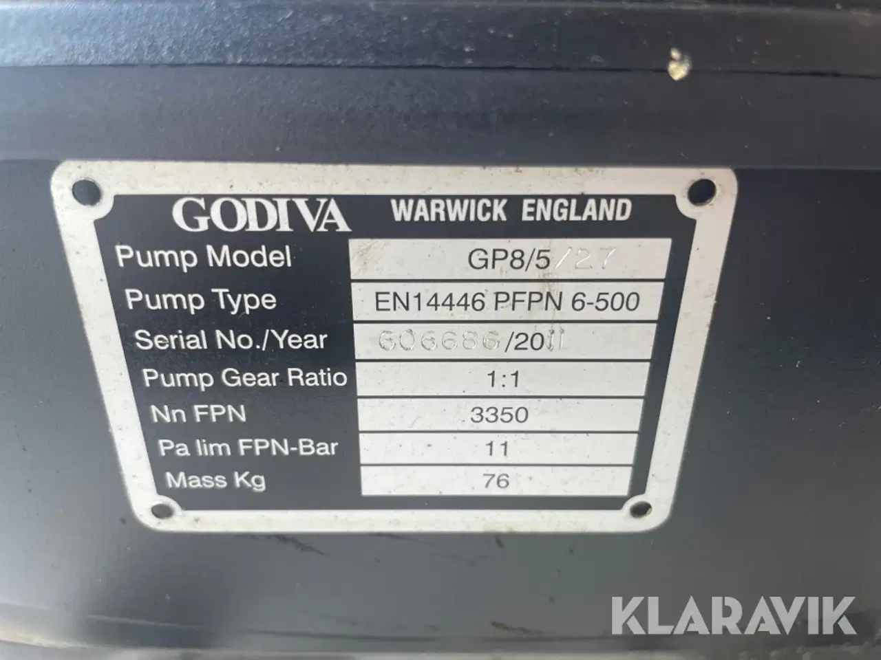 Billede 9 - Vandpumpe Godiva GP8/5/27