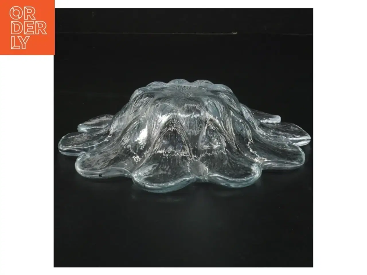 Billede 3 - Glas skål fra Holmegaard (str. Ø. 18 cm)