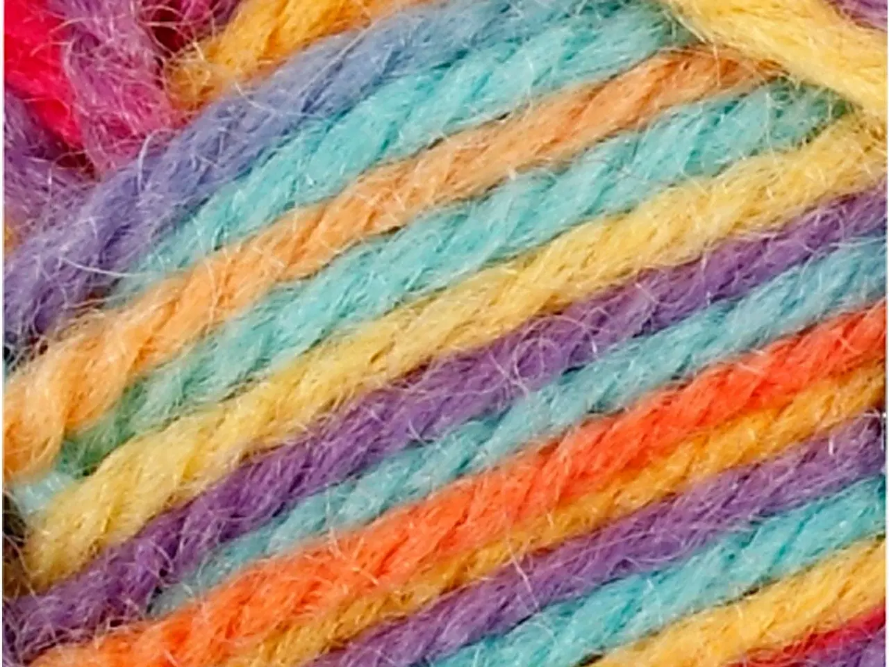 Billede 1 - Melbourne Uldgarn 50g - Multifarvet Kvalitetsgarn