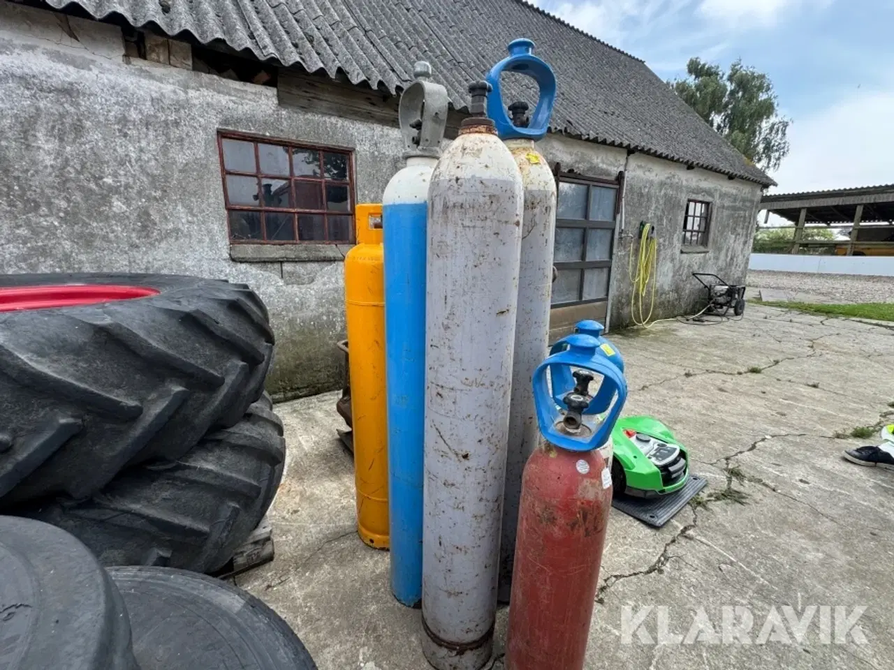 Billede 3 - Ilt og gas flasker 7 styk