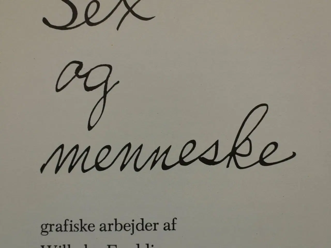Billede 2 - sex og menneske, af herry miller. ill. af wilhelm 
