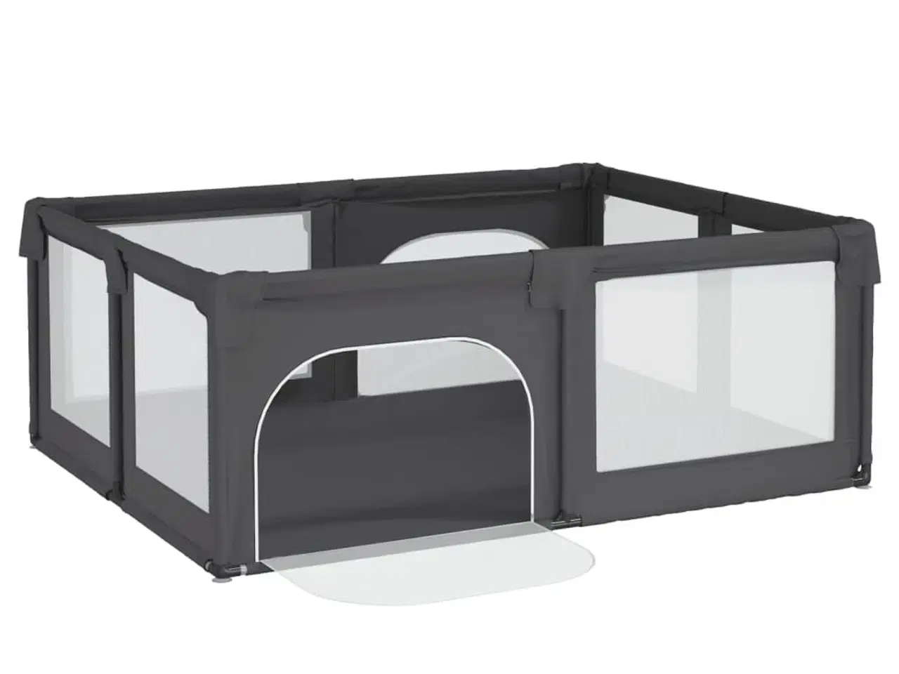 Billede 5 - Kravlegård med 2 indgange oxfordstof mørkegrå