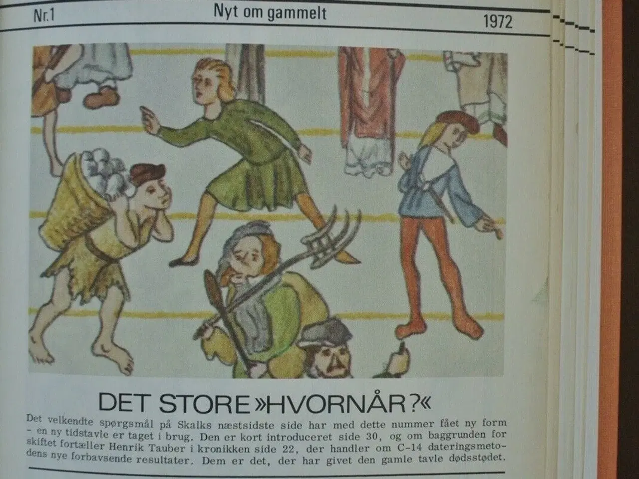 Billede 2 - skalk nr. 1-6 + særnummer 1972 i samlemappe, emne:
