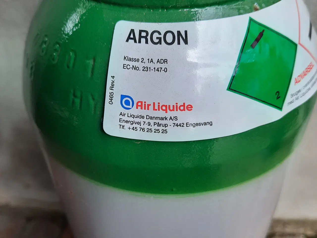 Billede 5 - Argon 5 liter Ejerflaske, Air Liquide