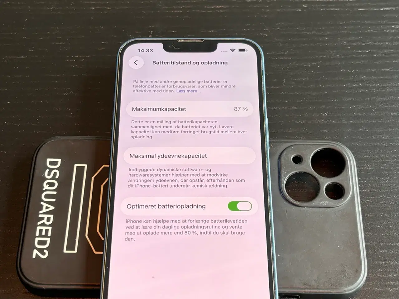 Billede 3 - iPhone 13 – 128GB – Blue – 87% batteri – inkl. cov