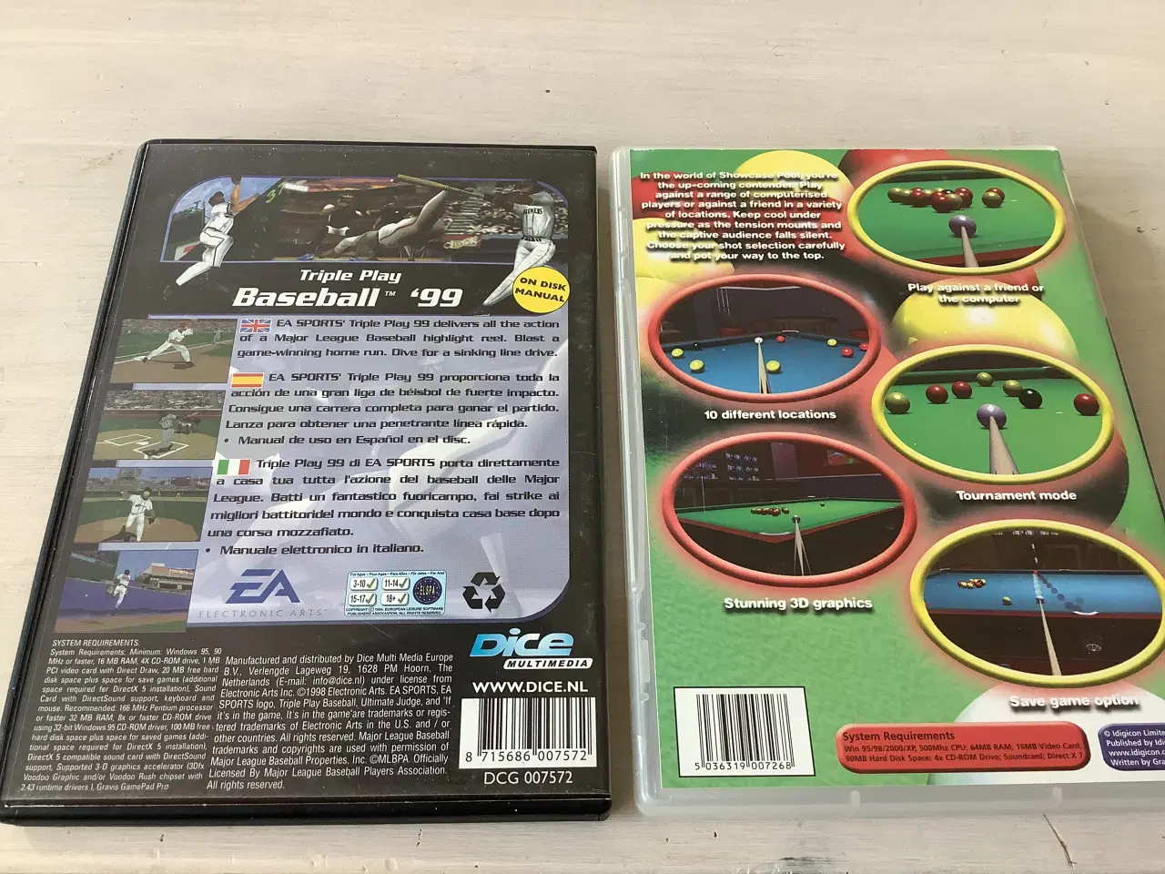 Billede 2 - Pc spil Baseball99 og Showcase Pool