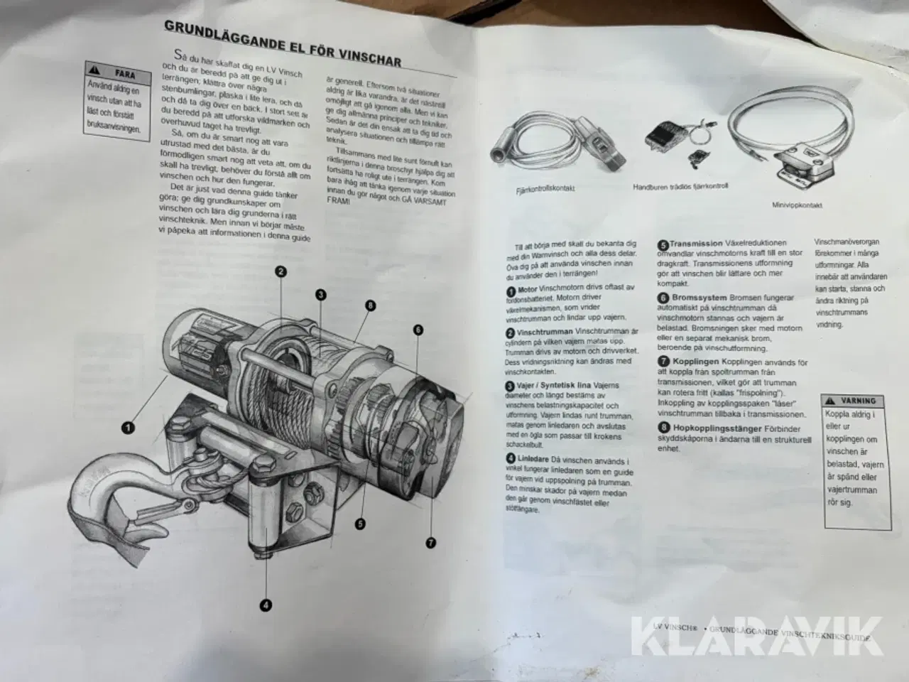 Billede 12 - El-spil / Elektrisk vinsch 6000 lb (komplet sæt) 6000 Electric Winch