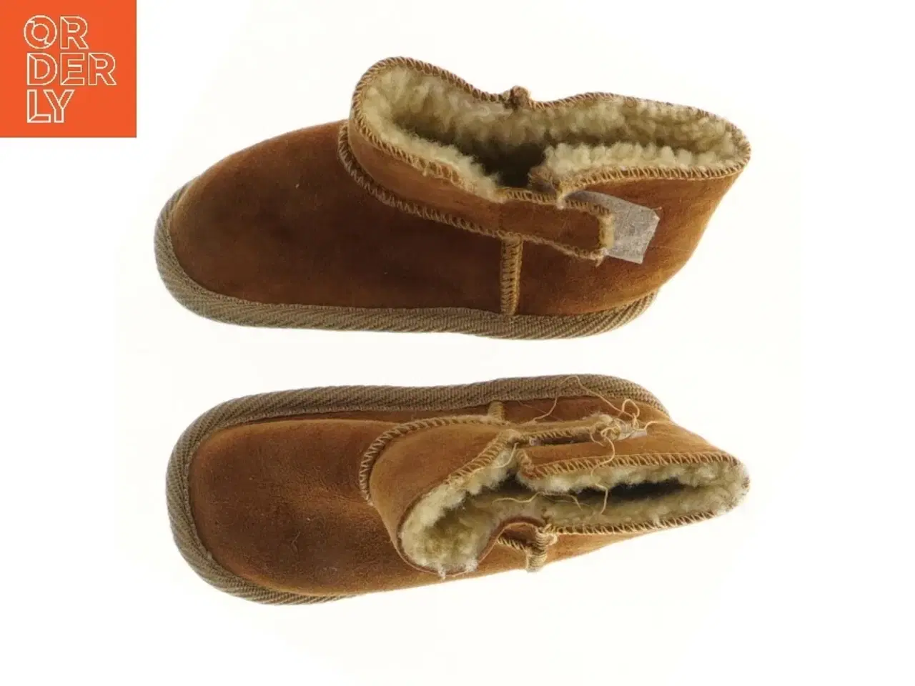 Billede 2 - Brune børnestøvler med pelsfor (str. 17 cm)