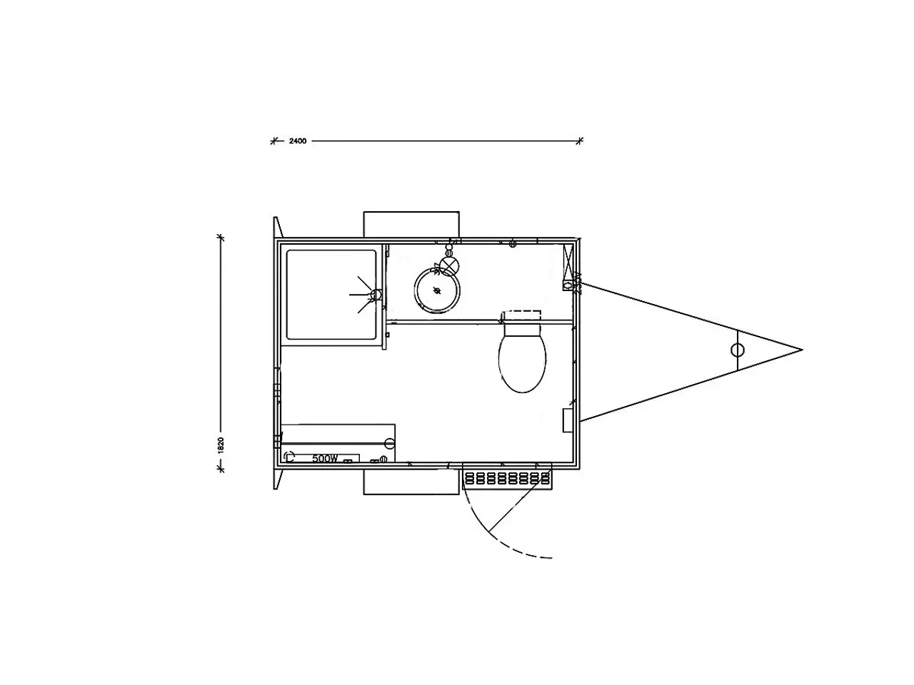 Billede 2 - Type 217: Toilet- & badvogn