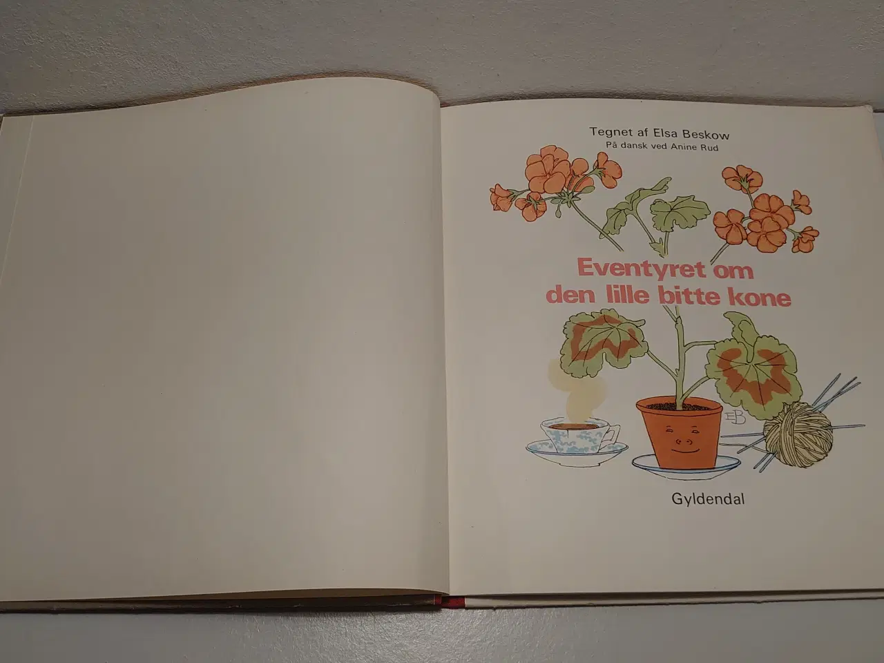Billede 3 - Elsa Beskow:Eventyret om den lille bitte kone.1974
