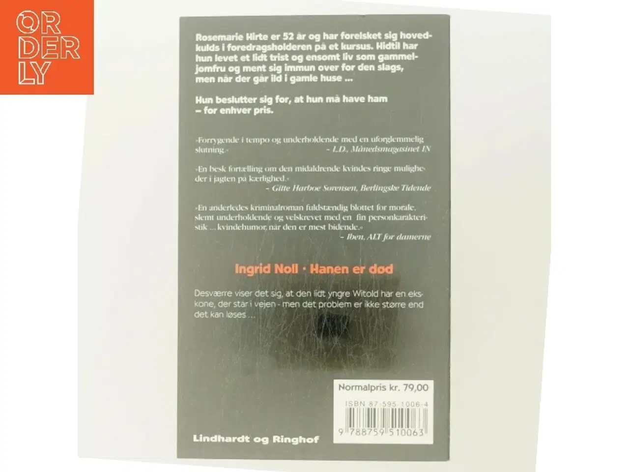 Billede 3 - Hanen er død af Ingrid Noll (Bog)