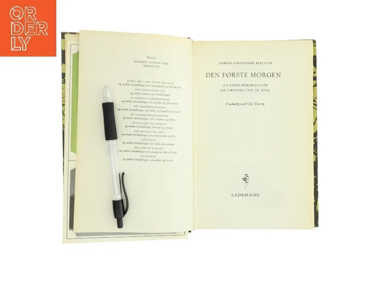 Billede 1 - Den Første Morgen af Ole Storm (Bog)
