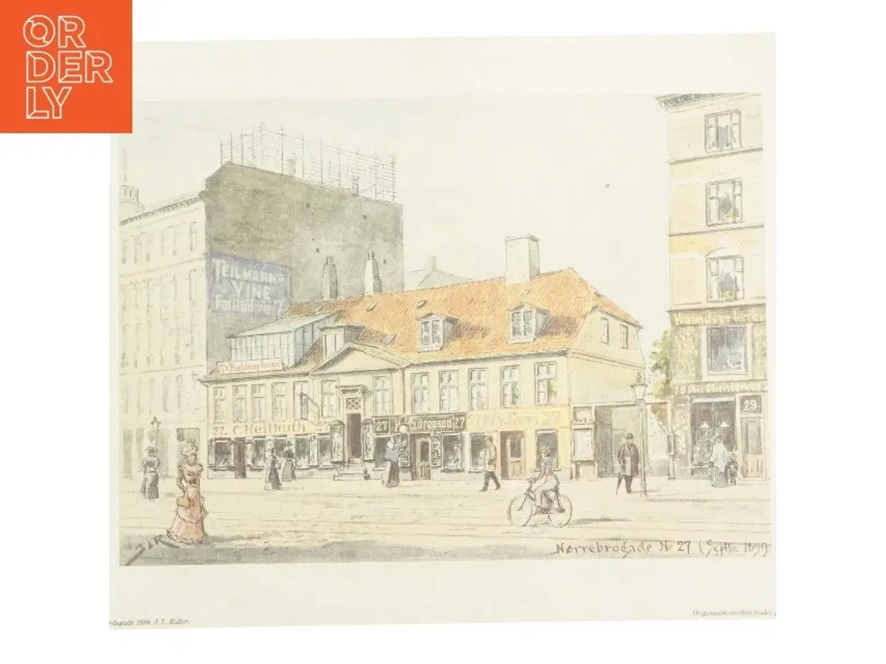 Billede 10 - Historiske tryk af København (str. 42,5x30 cm)