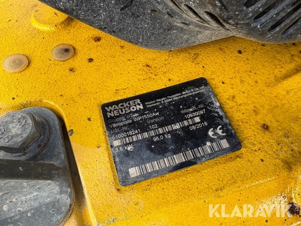 Billede 9 - Pladevibrator Wacker Neuson WP1550