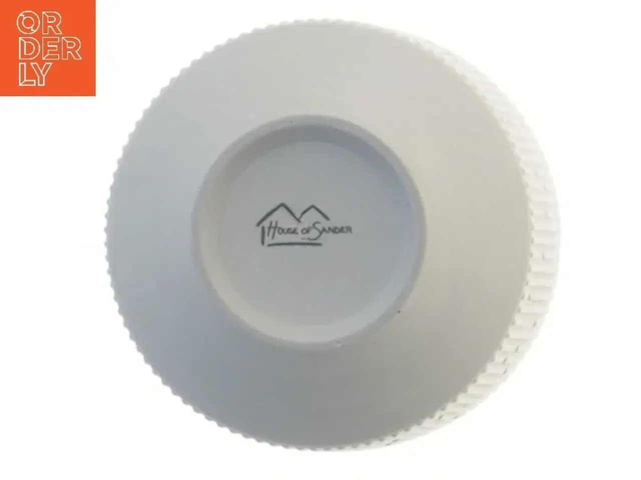 Billede 3 - Grå vase fra House of Sander (str. Ø 9 cm længde 10 cm)