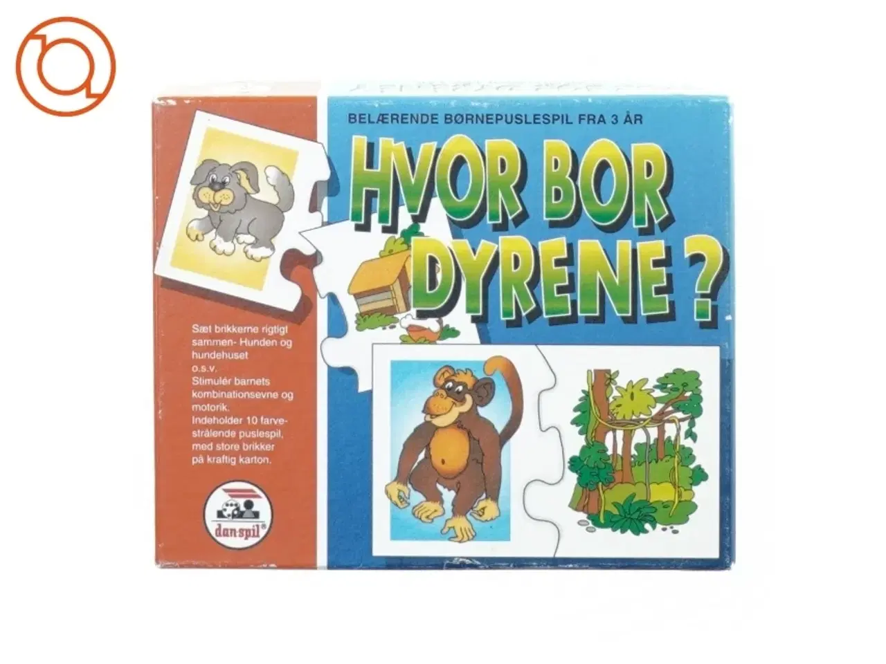 Billede 2 - Hvor bor dyrene fra Den Spil (str. 17 x 15 cm)