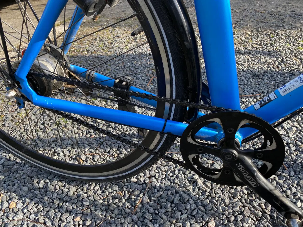 Billede 4 - Blå herrecykel, 7 gear