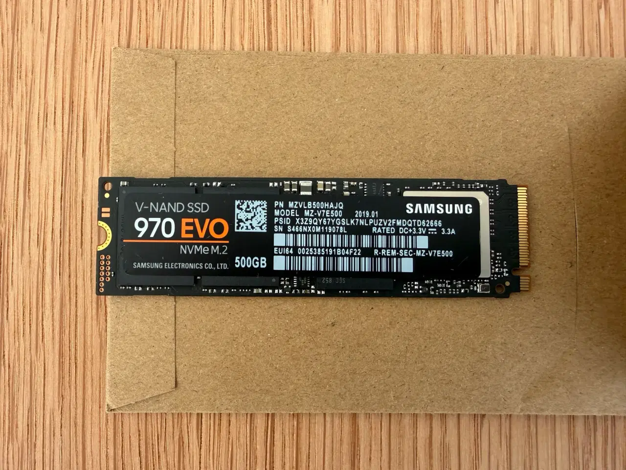 Billede 1 - Samsung 970 EVO 500GB