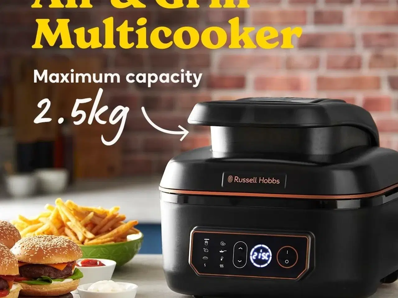 Billede 8 - Russell Hobbs SatisFry Air & Grill multikoger 5,5 l – 1.745 W – Sort