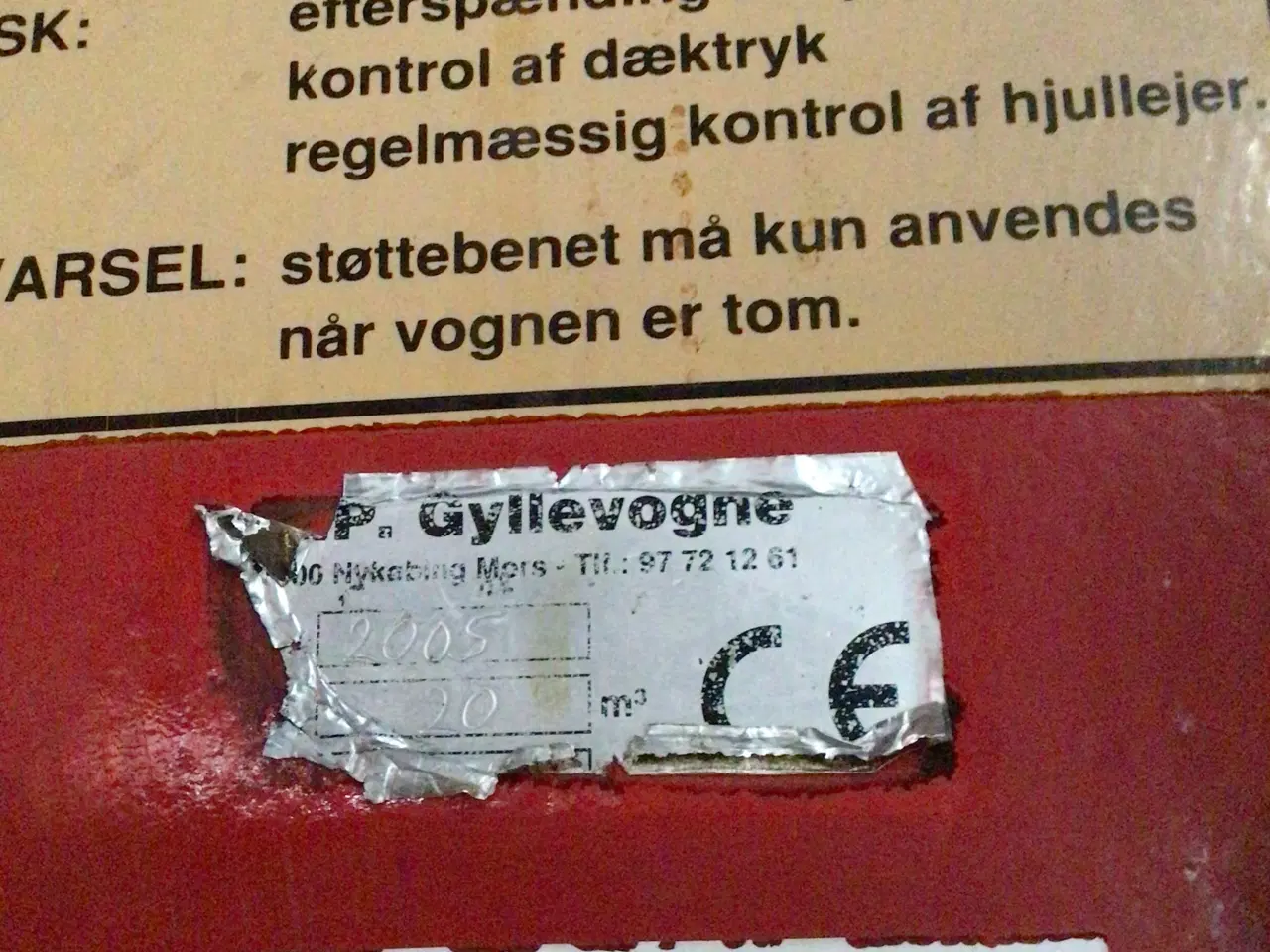 Billede 10 - Gyllevogn