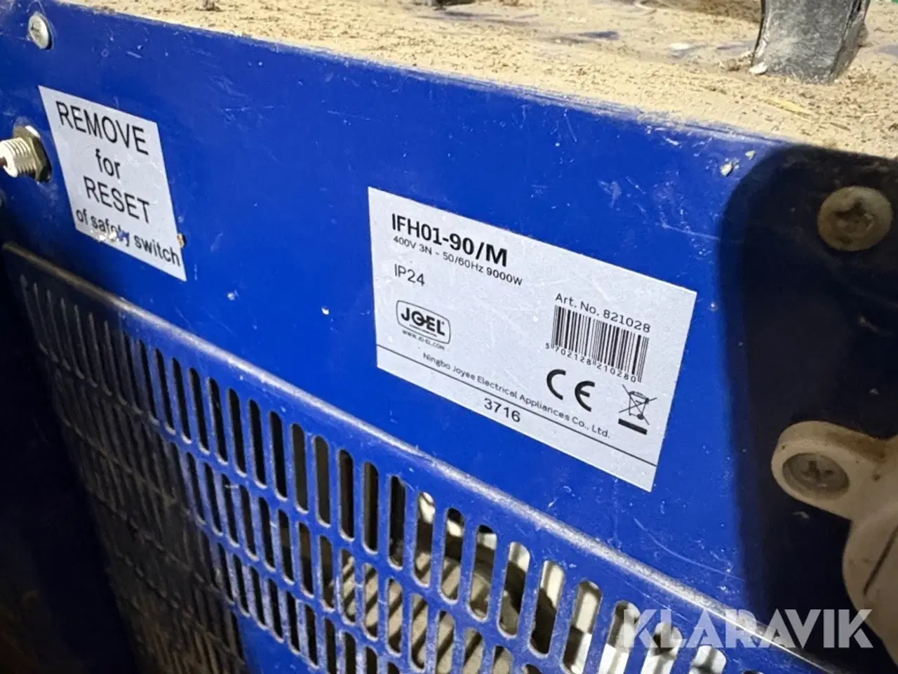 Billede 6 - Varmeblæser Joel Ifh01-90/M 3styk