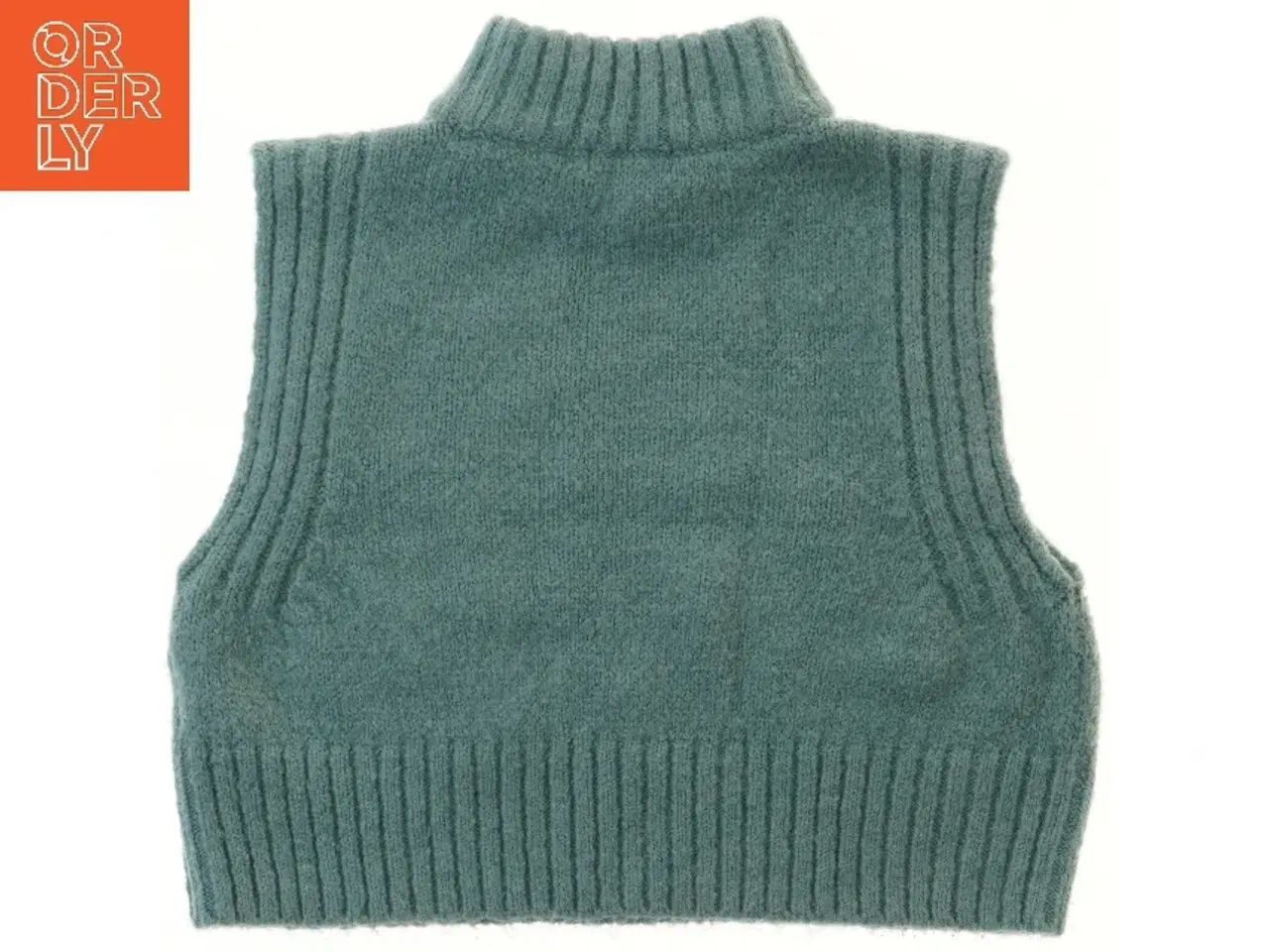 Billede 1 - Strikket vest med høj hals fra Gina Tricot (str. 140)