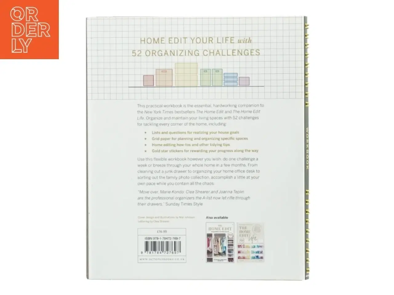 Billede 2 - The Home Edit Workbook fra Octopus Books (str. 23 x. 19 cm) (Bog)