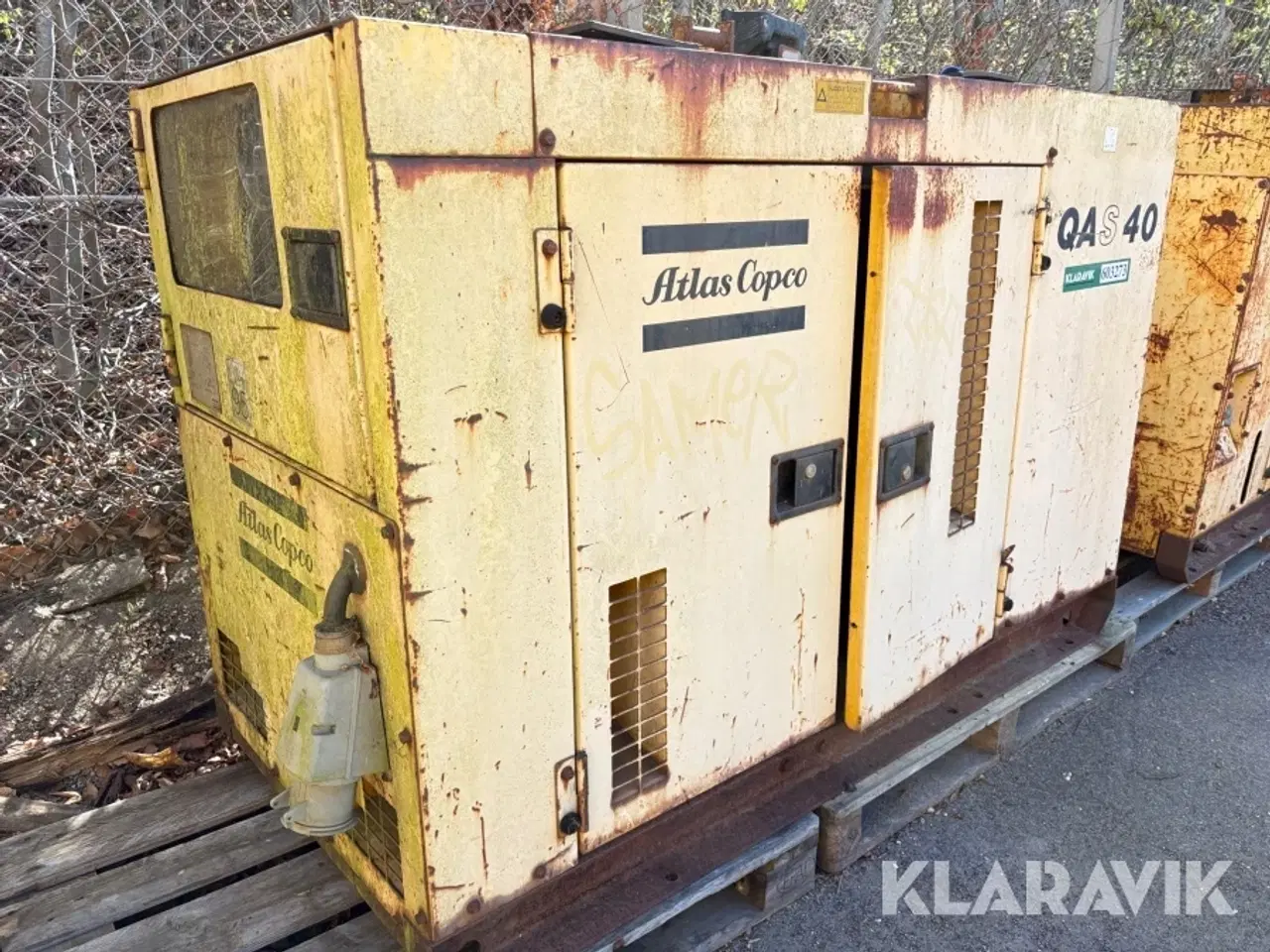 Billede 1 - Generator Atlas Copco Qas40