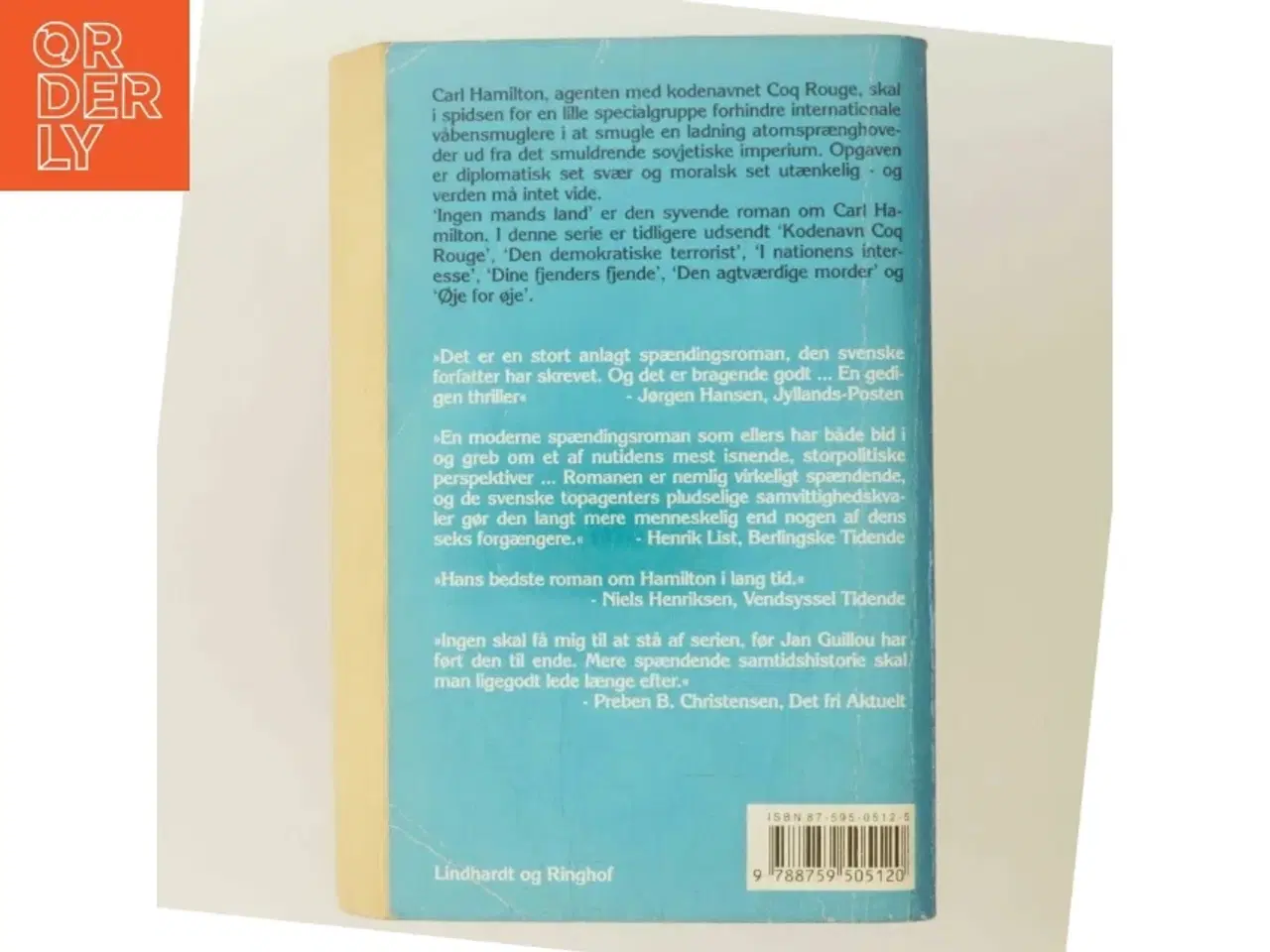 Billede 3 - Ingen mands land af Jan Guillou (Bog)