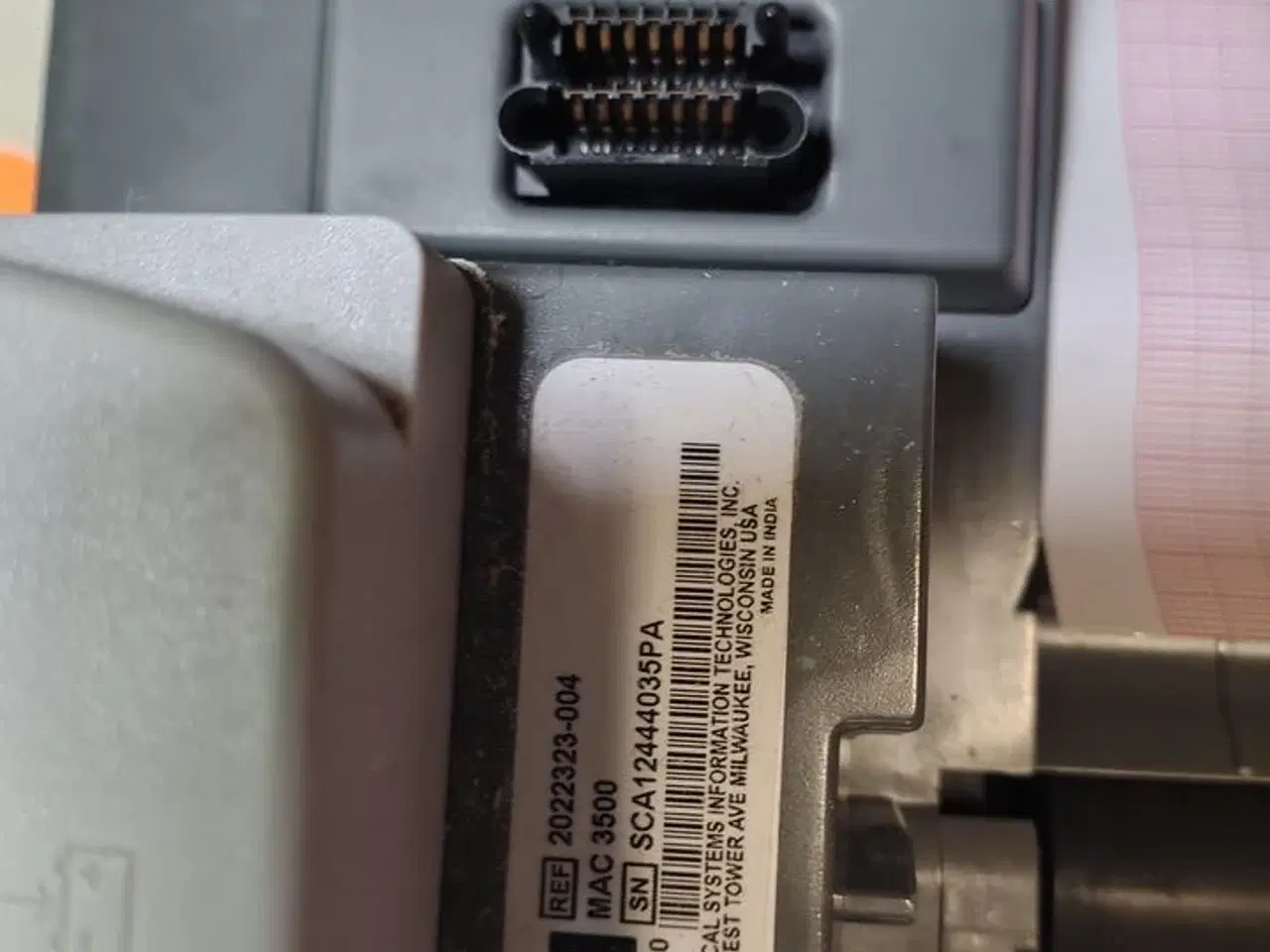 Billede 8 - ECG Machine GE MAC 3500