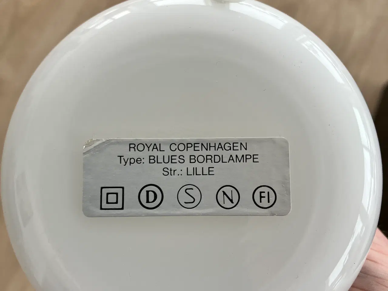 Billede 2 - Royal Copenhagen - Blues Bordlampe