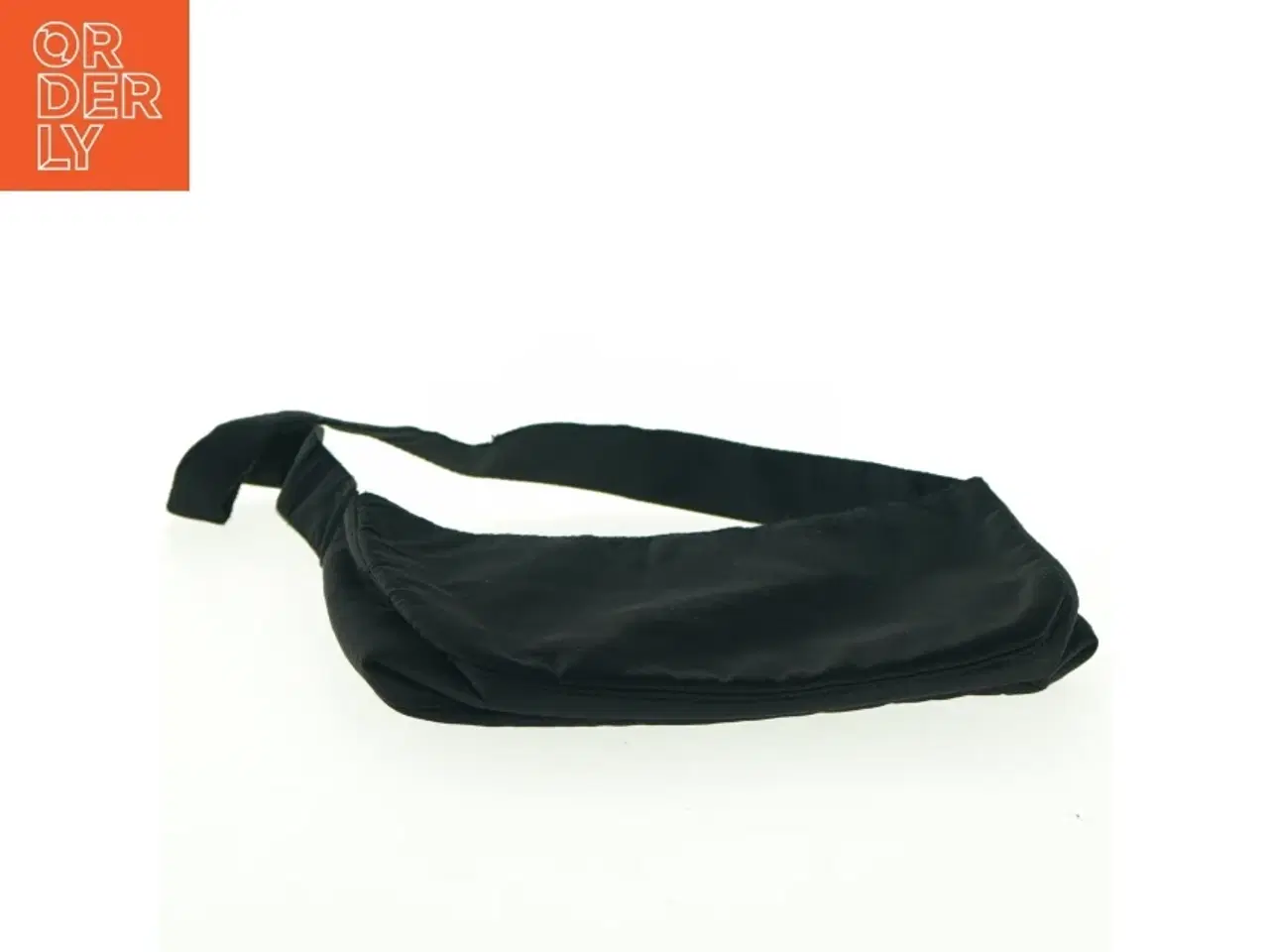 Billede 4 - Sort broderet skuldertaske (str. 23 x 14 cm)