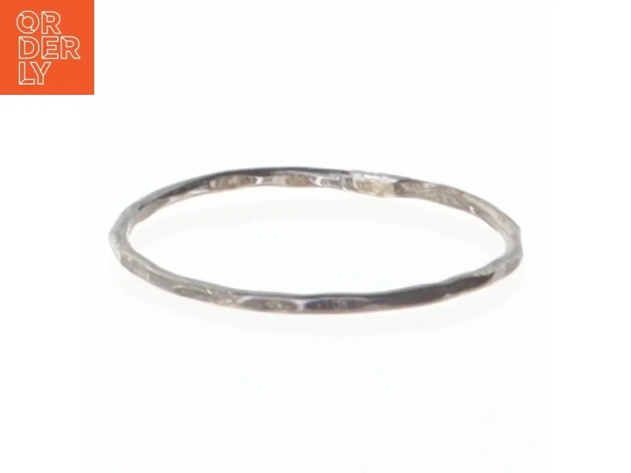 Billede 2 - Bølget fingerring i sølv (str. 56 mm)