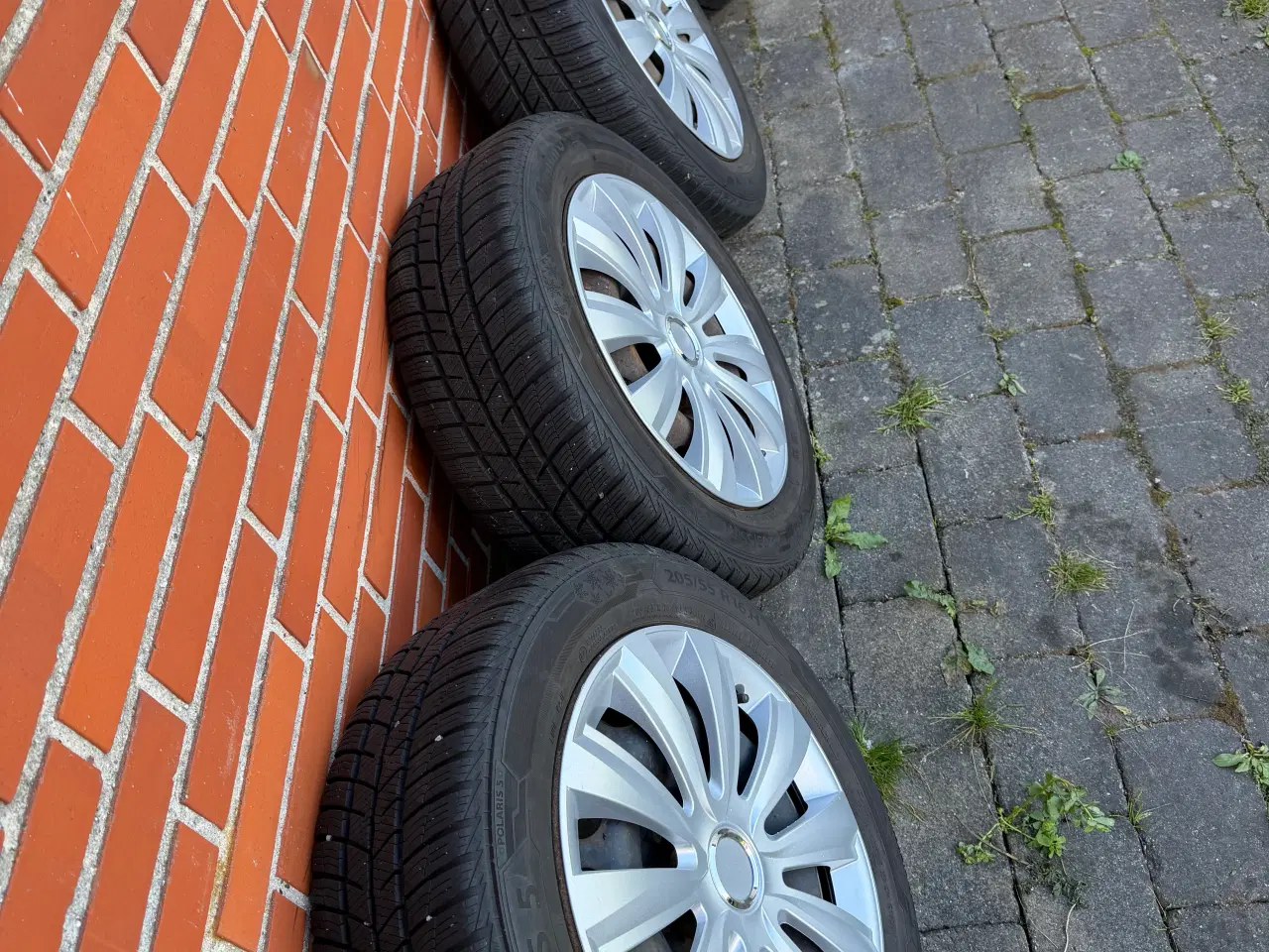 Billede 2 - 16 originale renault stålfælge med vinterdæk