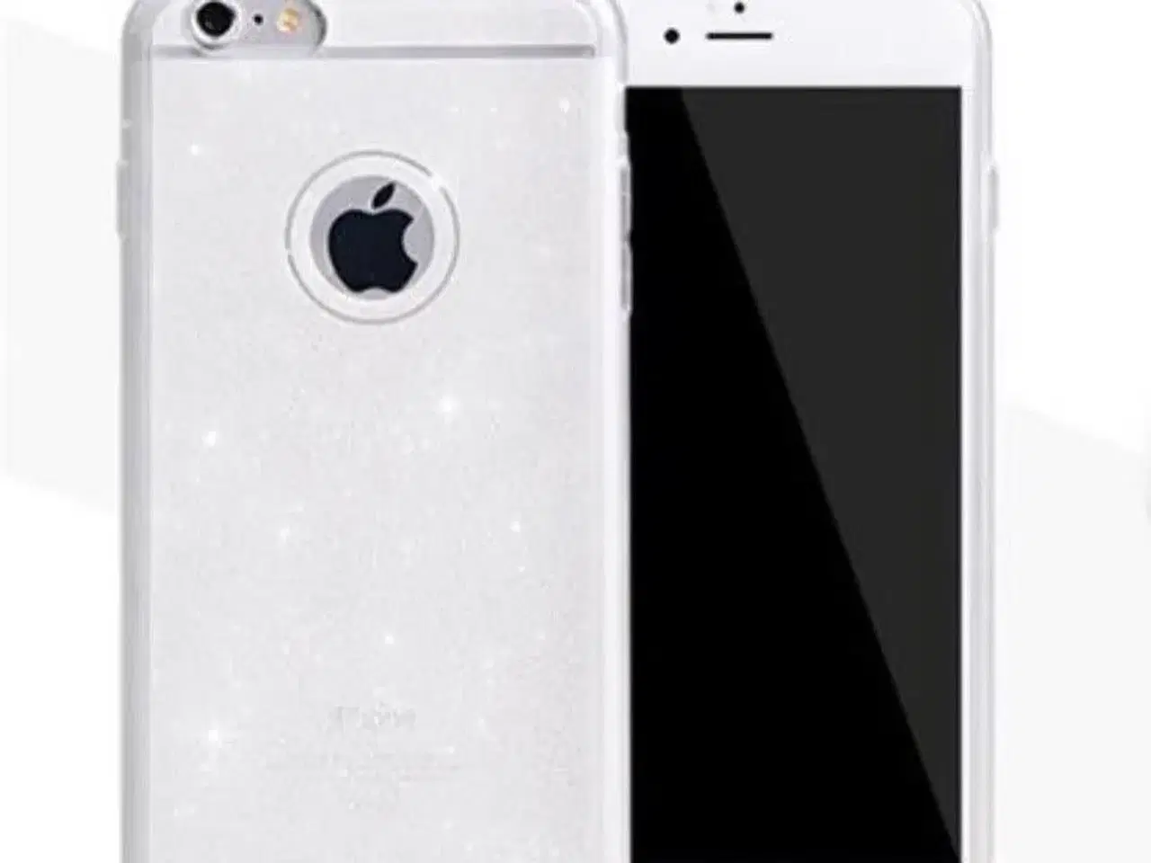 Billede 4 - Hvid glimmer cover til iPhone 5 5s SE 6 6s 6+ 6s+ 